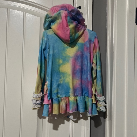 Hooded Tie Dye Jacket - Picture 2 of 6